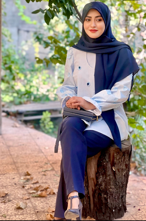 لینن آبی آسمانی